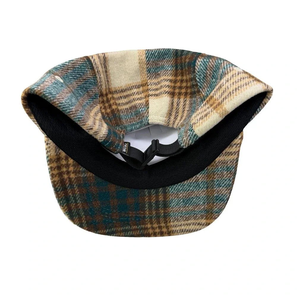 WESC We Are the Superlative Conspiracy 5 panel camper tweed Swedish hat‎